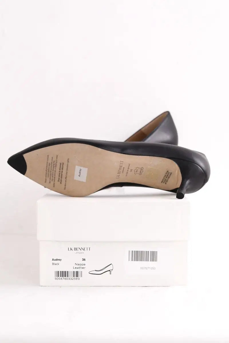 Talons LK Bennett Audrey Noir en Cuir