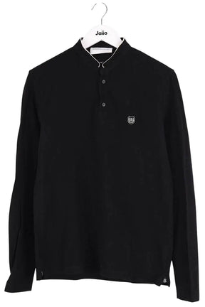Polo The Kooples Noir en Coton, taille S - Seconde Main