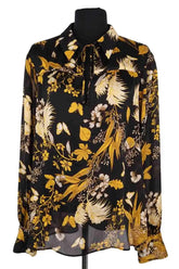 Blouse Tara Jarmon Noir en Synthétique, taille XXL - Seconde Main