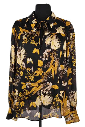 Blouse Tara Jarmon Noir en Synthétique, taille XXL - Seconde Main