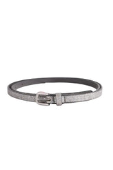 Ceinture Des Petits Hauts Gris en Paillettes, taille M - Seconde Main