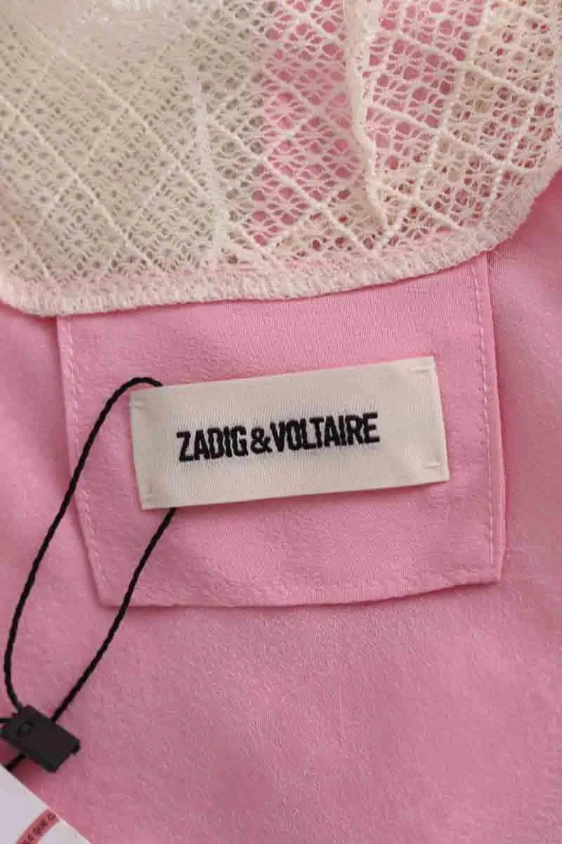 Top sans manche Zadig & Voltaire Orange en Synthétique