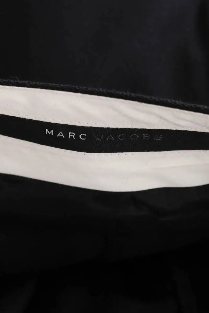 Pantalon droit Marc Jacobs Noir en Laine