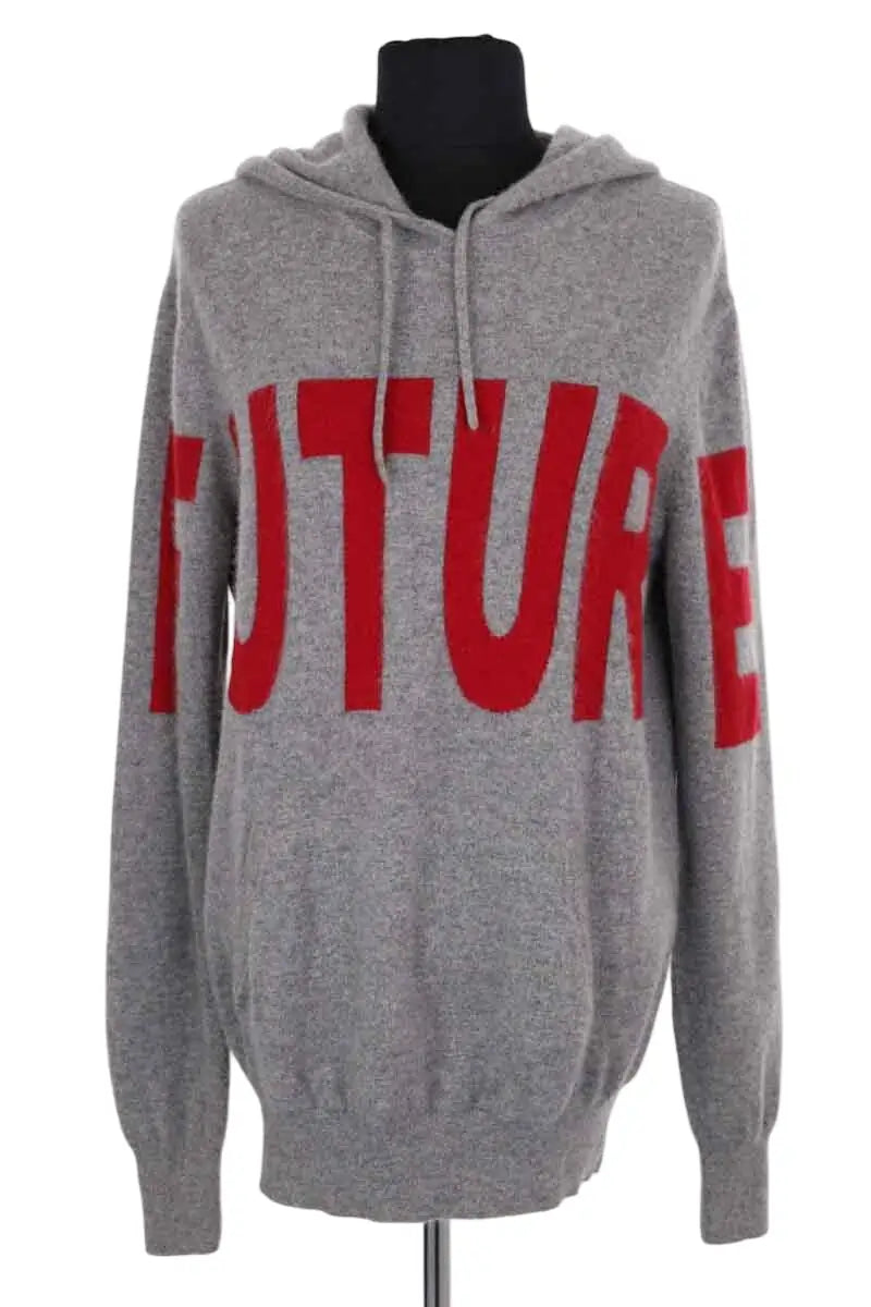Sweatshirt à capuche  From Future Gris en Cachemire, taille M - Seconde Main