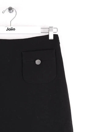 Mini jupe Prada Noir en Laine