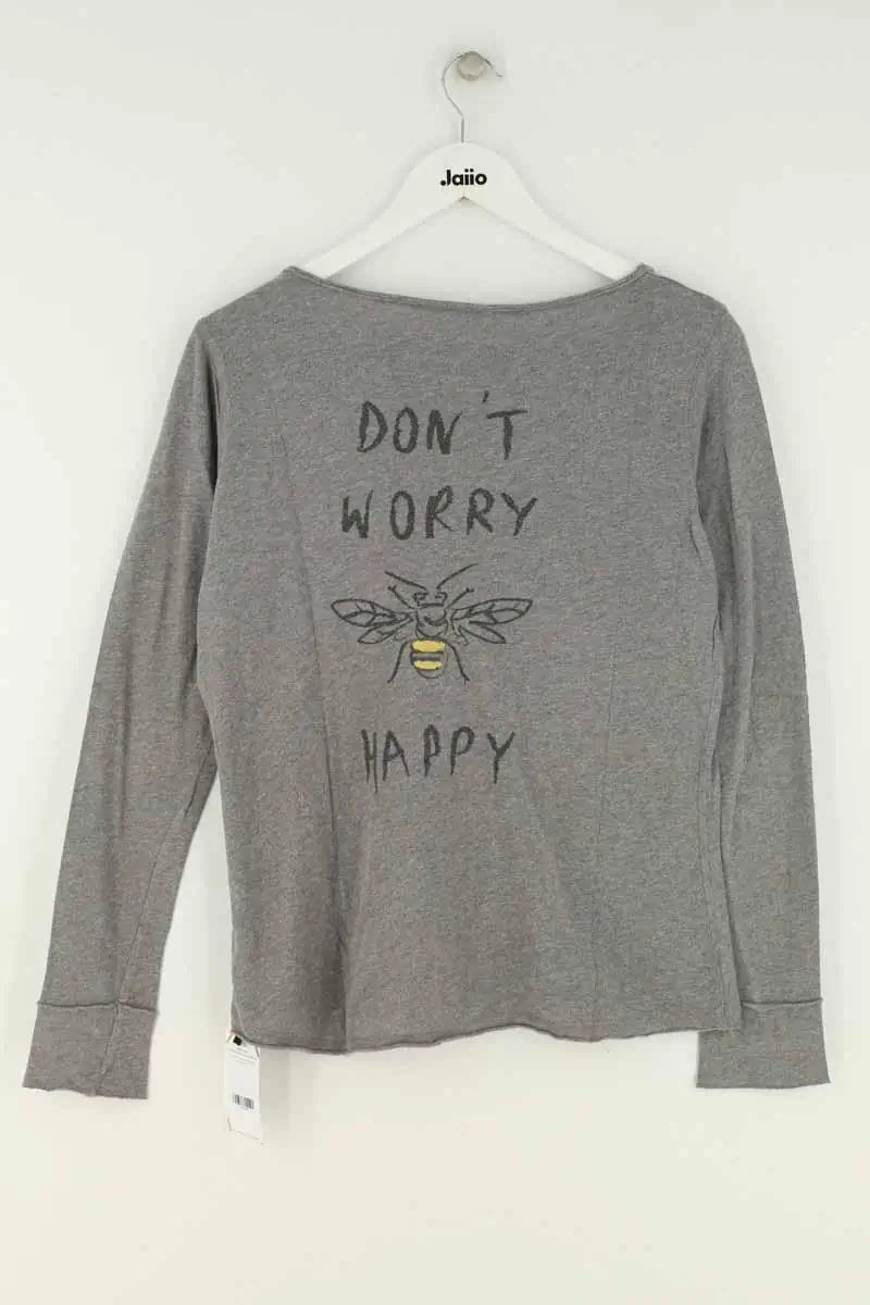 Top Zadig & Voltaire Gris en Coton