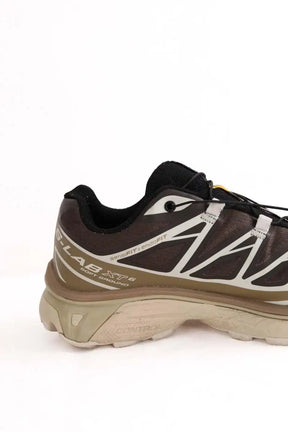 Baskets Salomon Marron en Tissu
