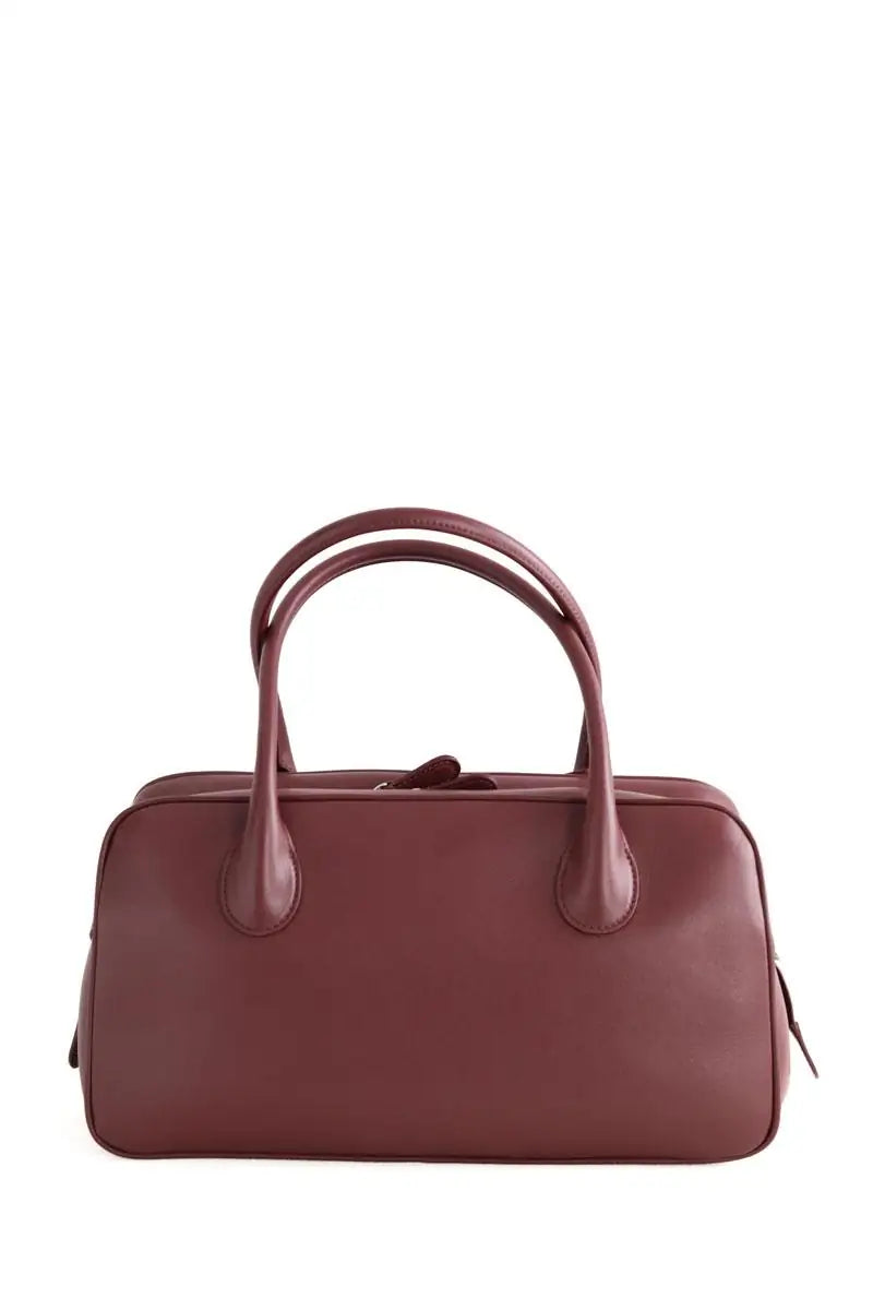 Sac porté épaule Magda Butrym Brigitte Bordeaux en Cuir