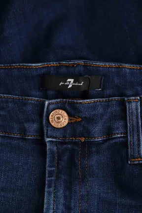 Slim 7 For All Mankind  Bleu