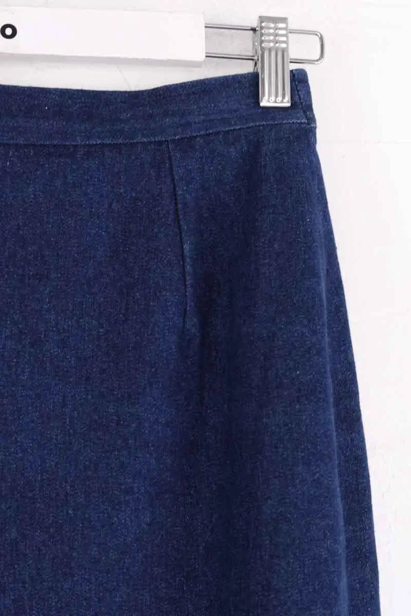 Jupe Burberry Bleu en Coton
