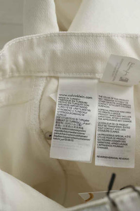 Droit Calvin Klein  Blanc