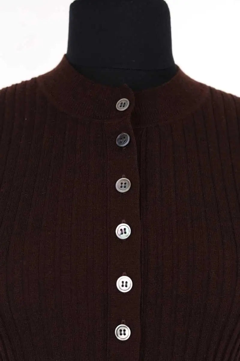 Pull Soeur Marron en Laine