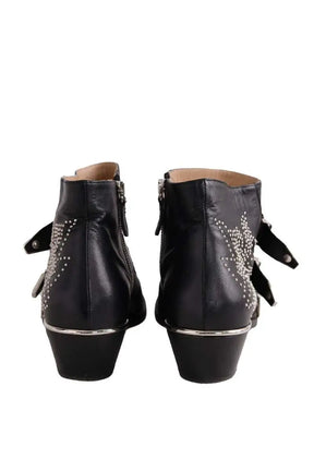 Boots à boucles Chloé Noir en Cuir