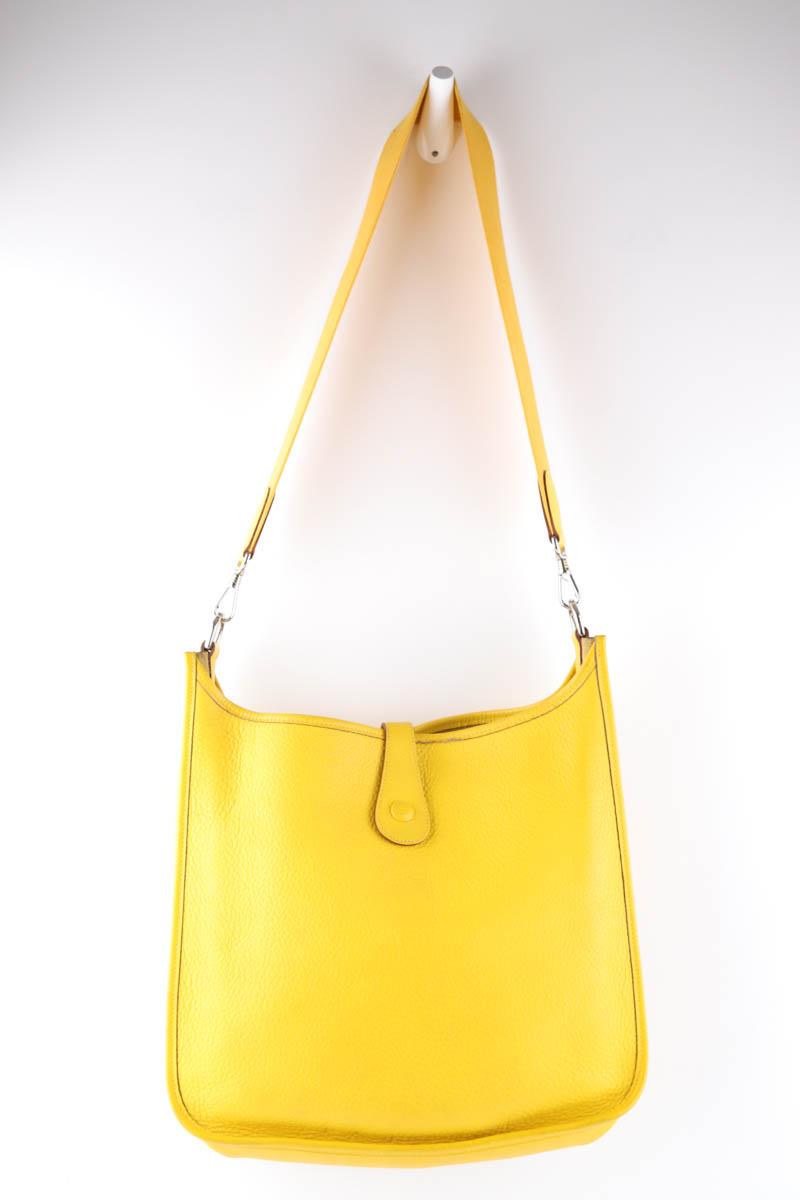 Bandoulière Hermès Evelyne Jaune