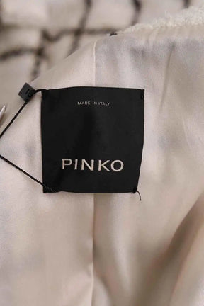Manteau Pinko Blanc en Synthétique
