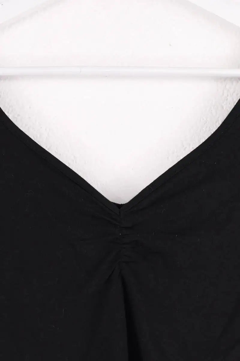 Body Maje Noir en Coton