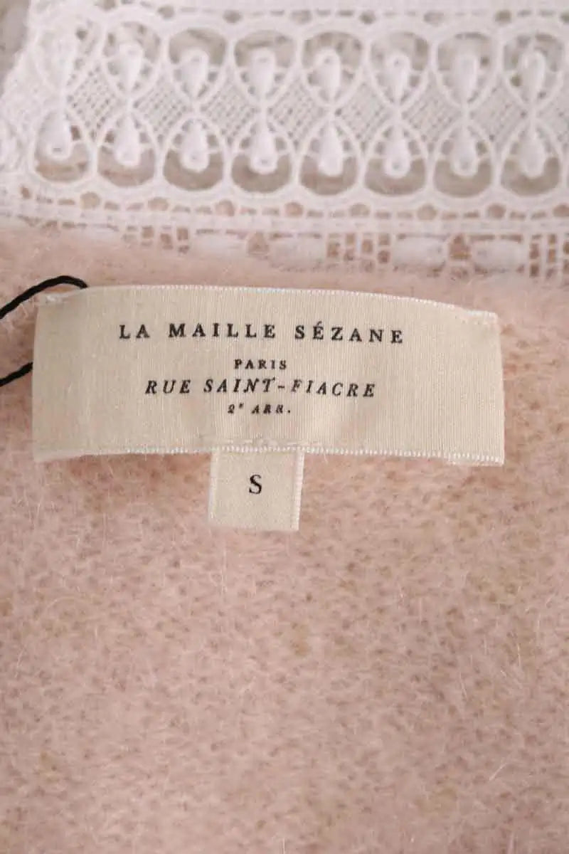 Pull Sézane Ecru en Laine
