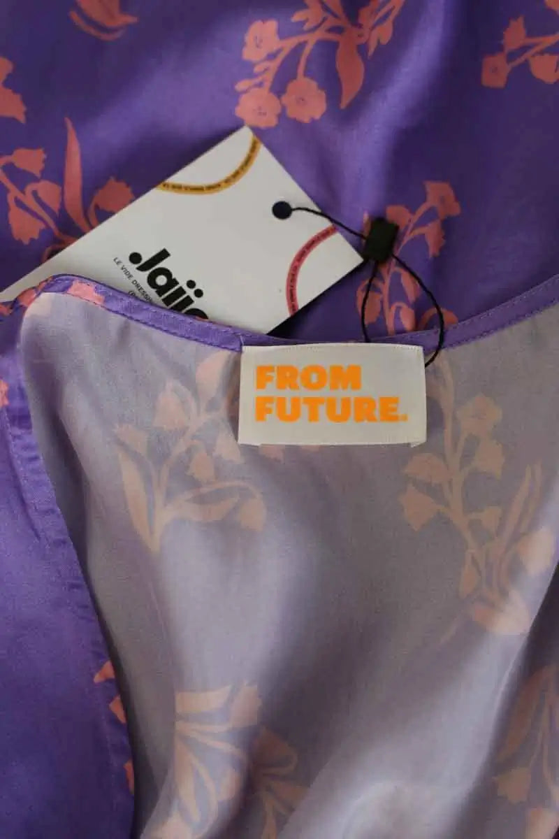 Robe From Future Violet en Soie
