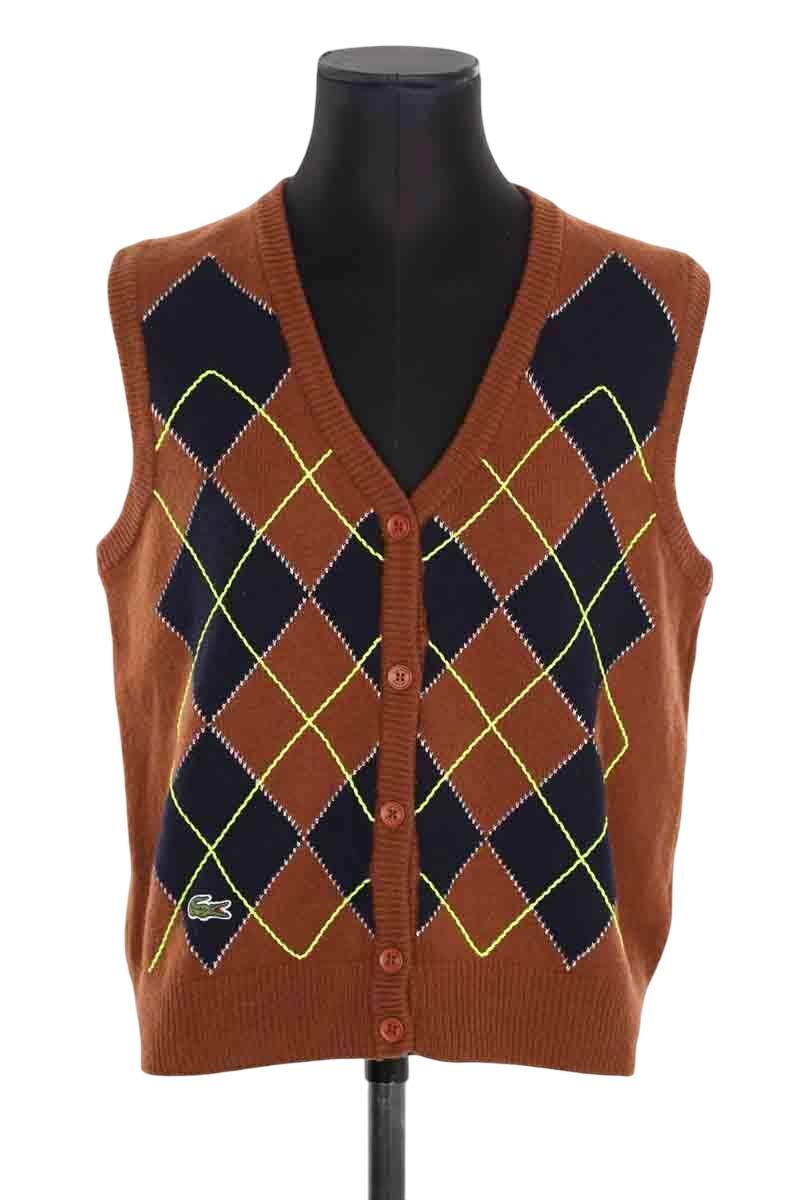 Gilets Lacoste  Marron