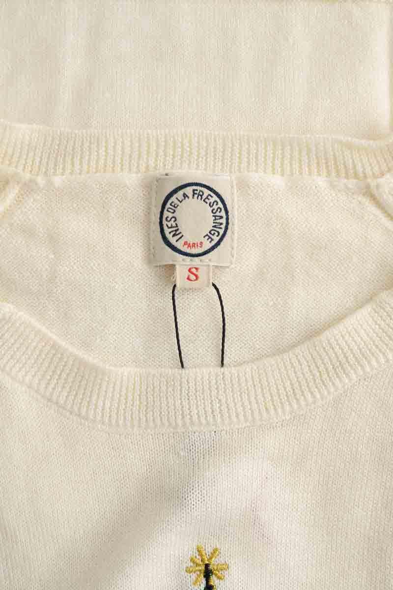 Top Ines de la Fressange  Blanc