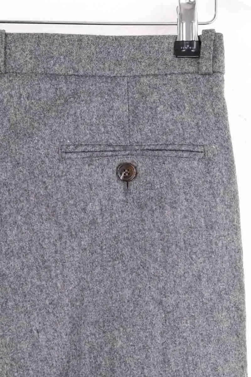 Pantalon large Soeur Etretat Gris en Laine