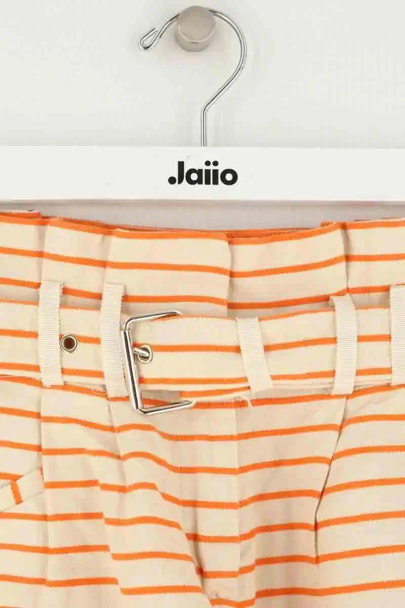 Mini short Tara Jarmon Orange en Lin