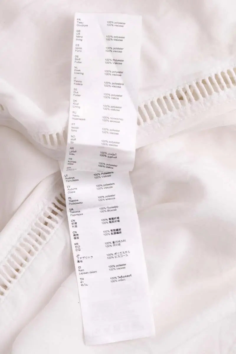 Blouse Maje Blanc en Synthétique