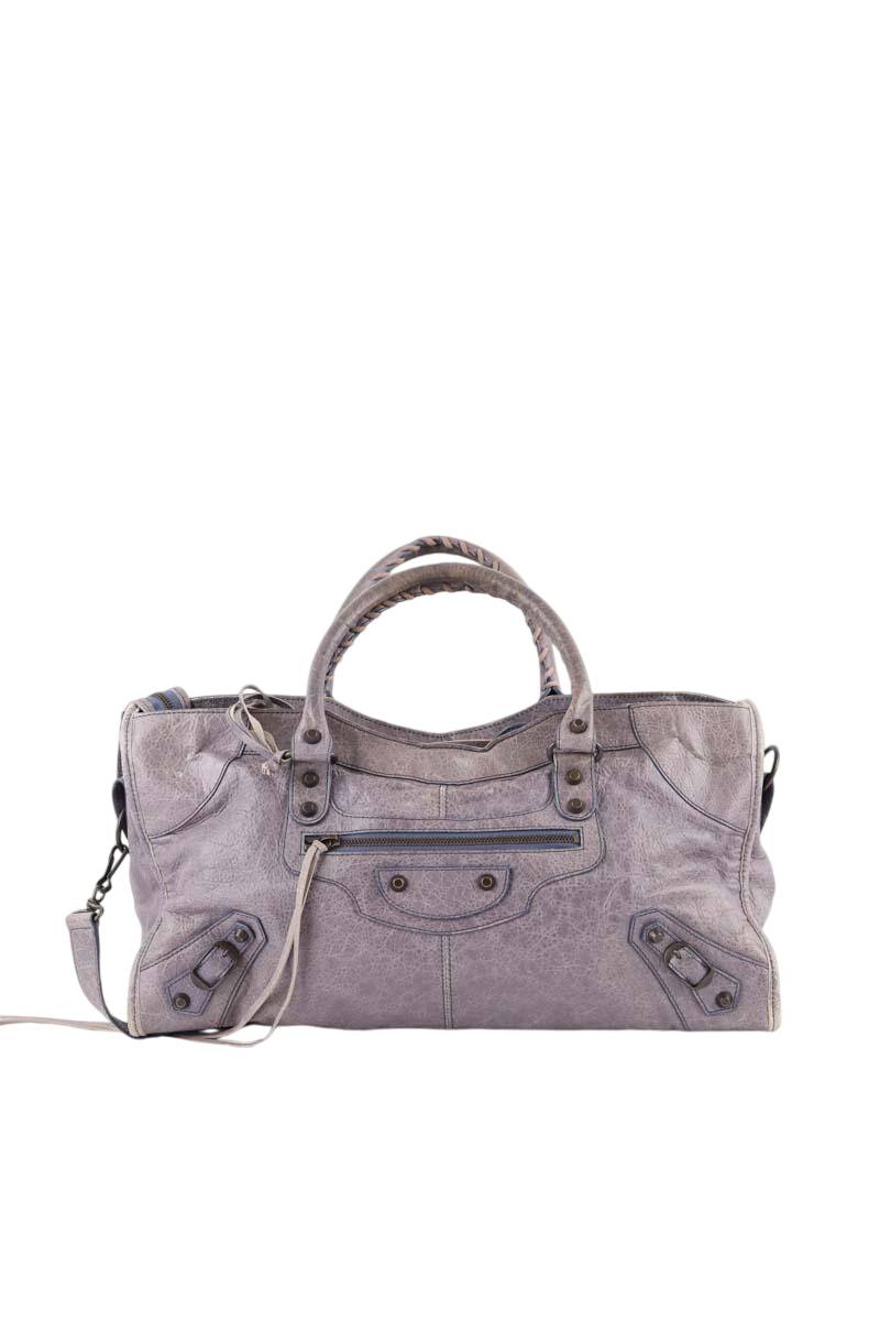 Sacs à main Balenciaga City Gris