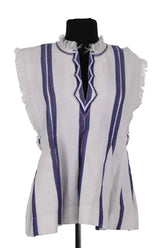 Top sans manche Isabel Marant Étoile Blanc en Coton, taille L - Seconde Main