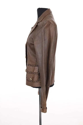 Veste Other Brand Marron en Cuir
