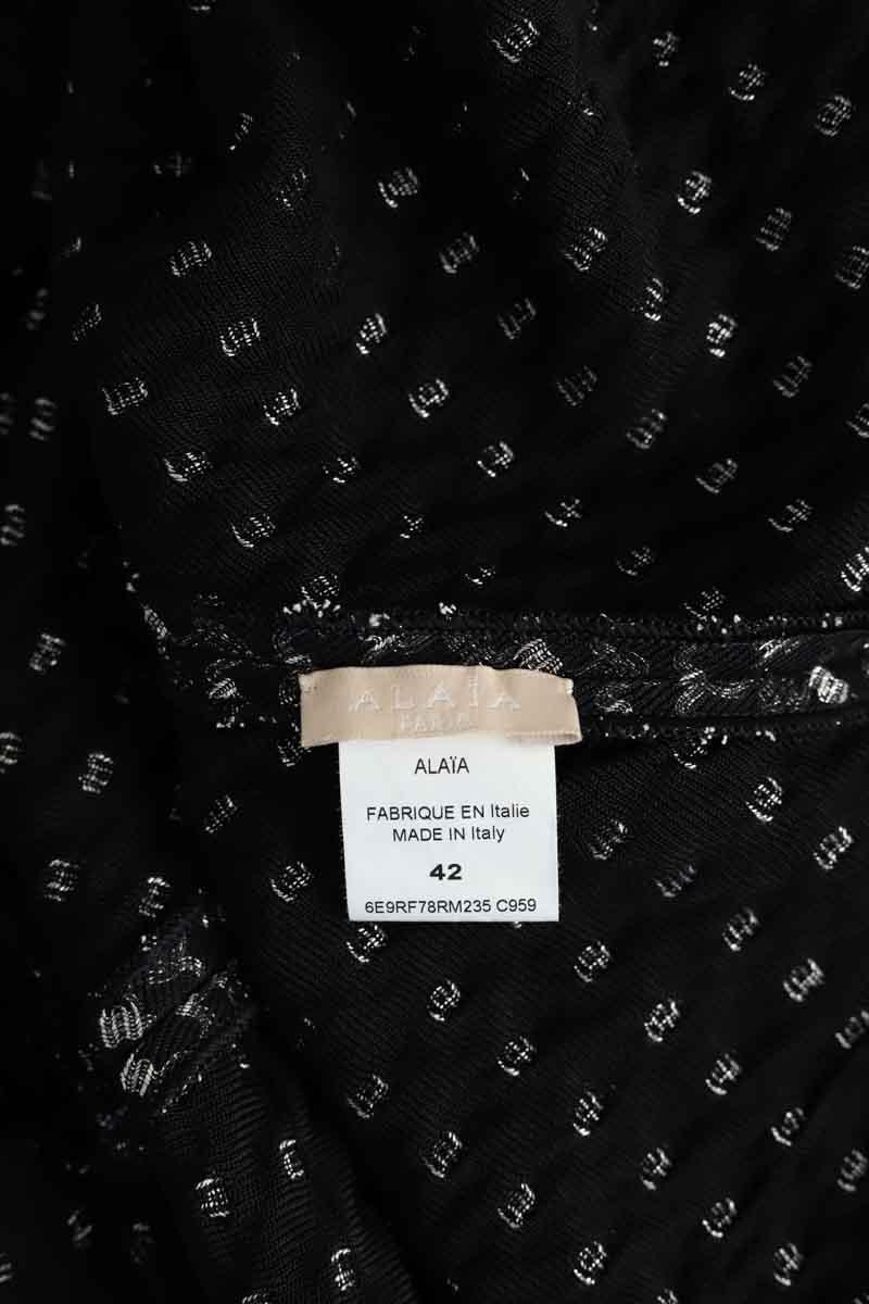 Mi-longueur Alaïa  Noir