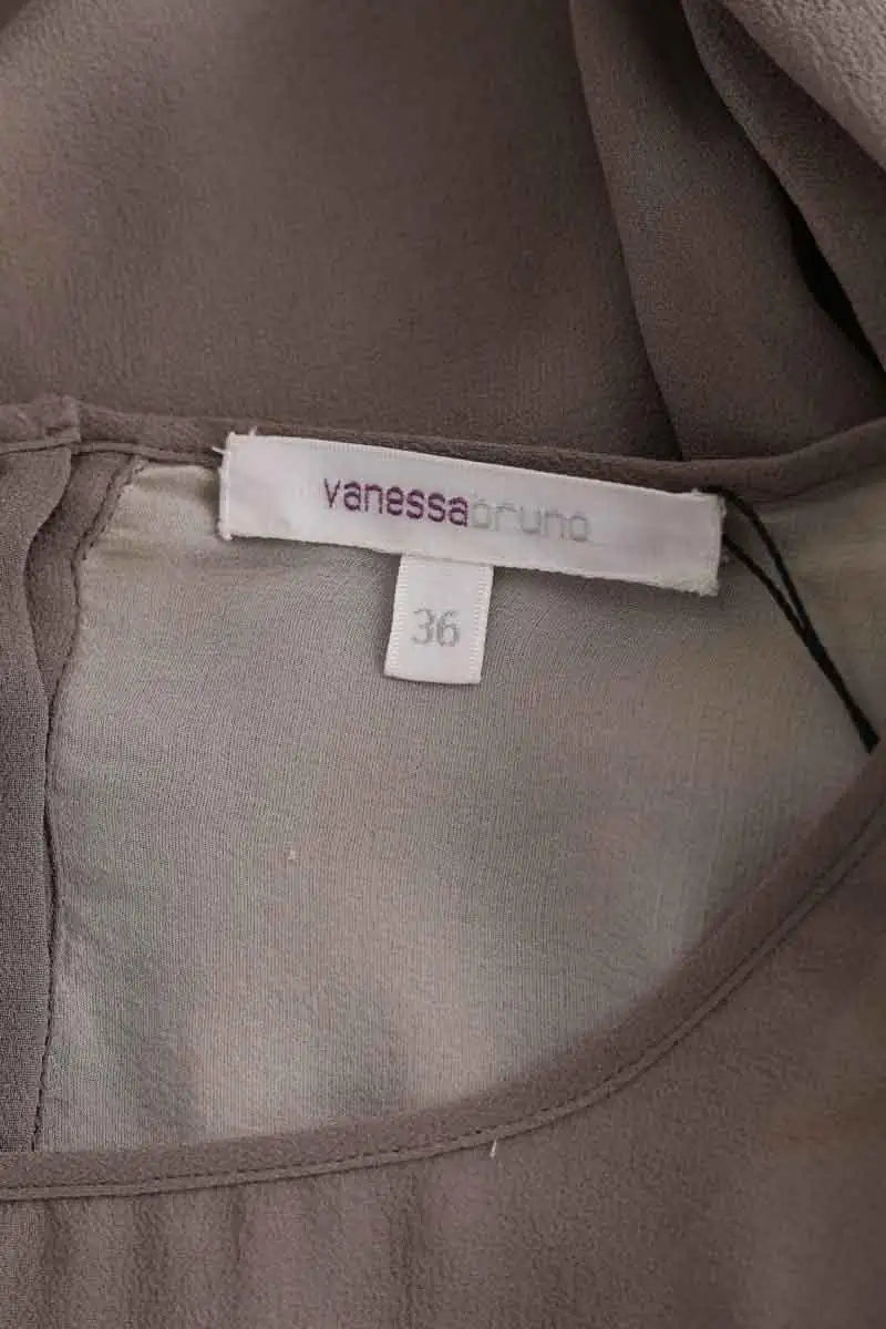 Blouse Vanessa Bruno Gris en Soie