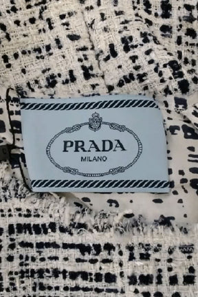 Mi-longueur Prada  Blanc