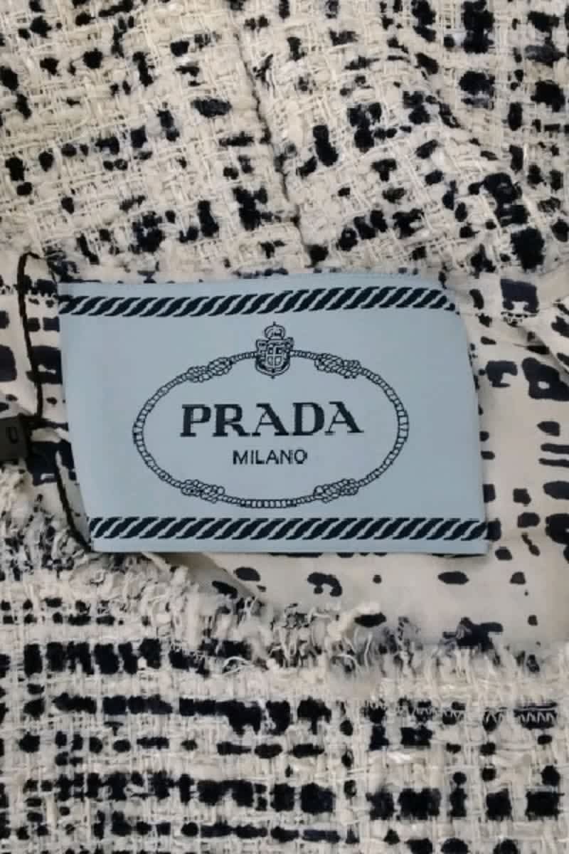 Mi-longueur Prada  Blanc