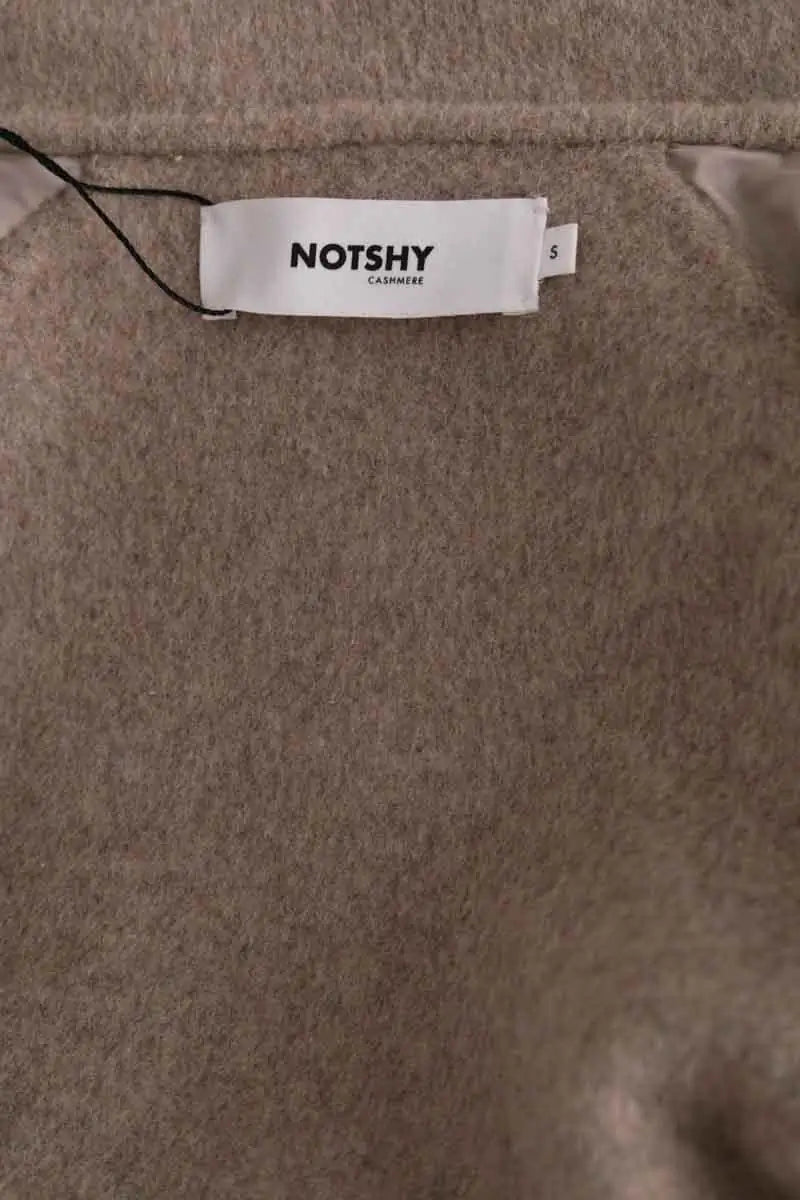 Manteau Notshy Beige en Laine