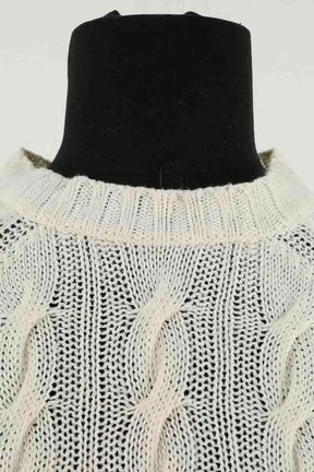 Pull Max Mara Blanc en Coton
