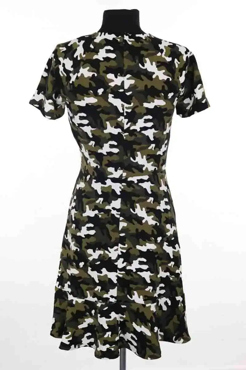 Robe Michael Kors Kaki en Synthétique