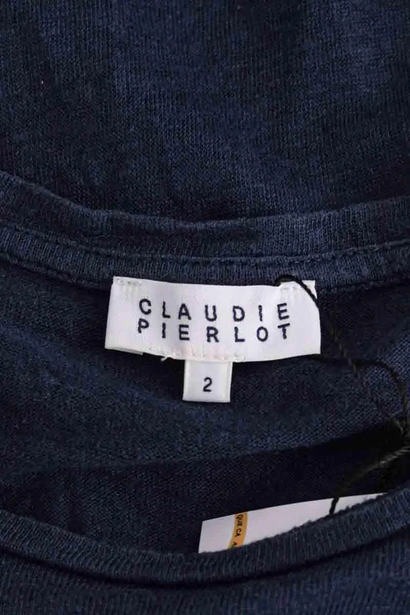 Top Claudie Pierlot Bleu en Lin