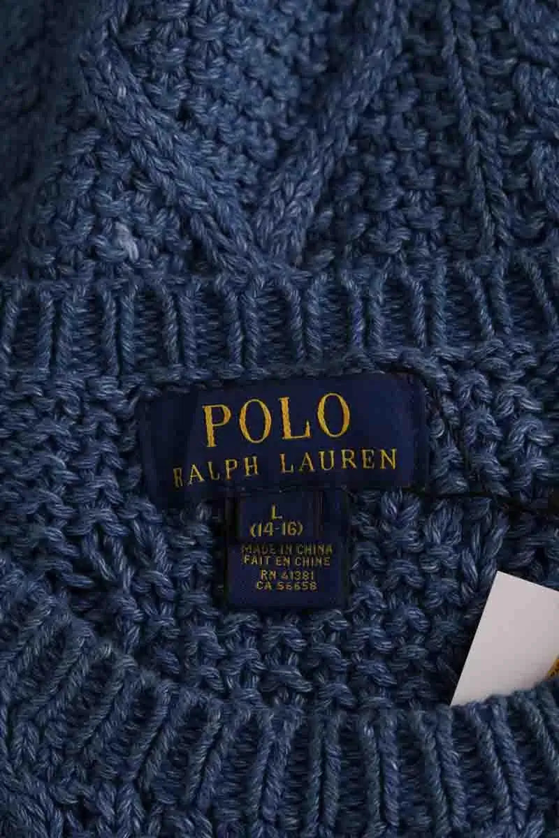 Pull Ralph Lauren Bleu en Coton