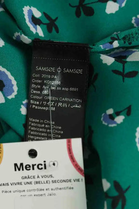 Blouse Samsoe Samsoe Vert en Synthétique