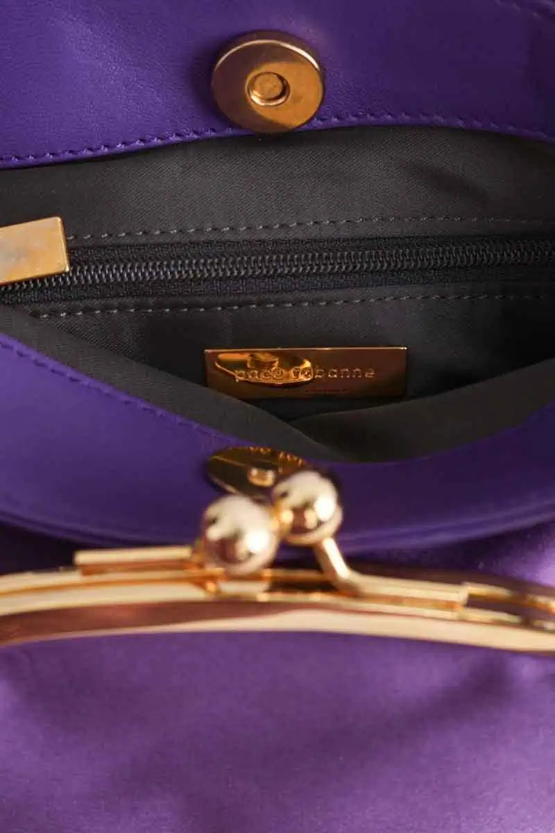 Sac à main Paco Rabanne Violet en Synthétique