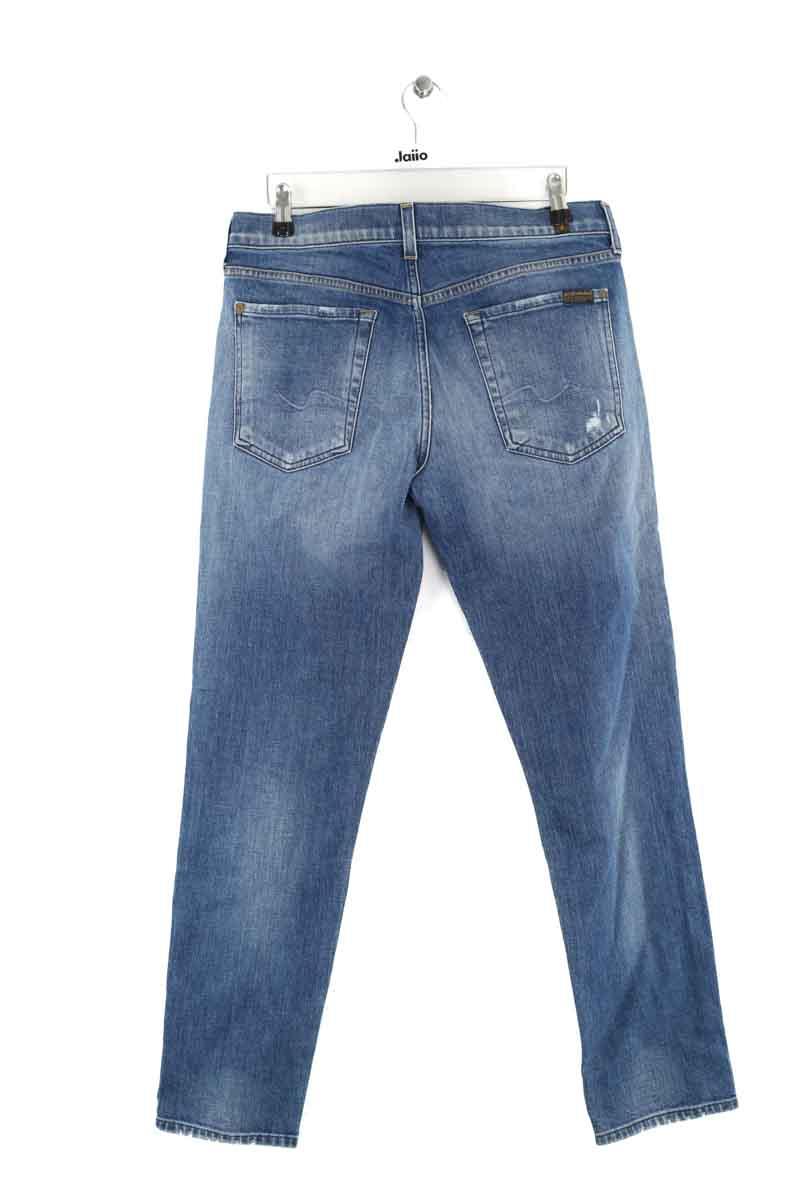 Slim 7 For All Mankind  Bleu