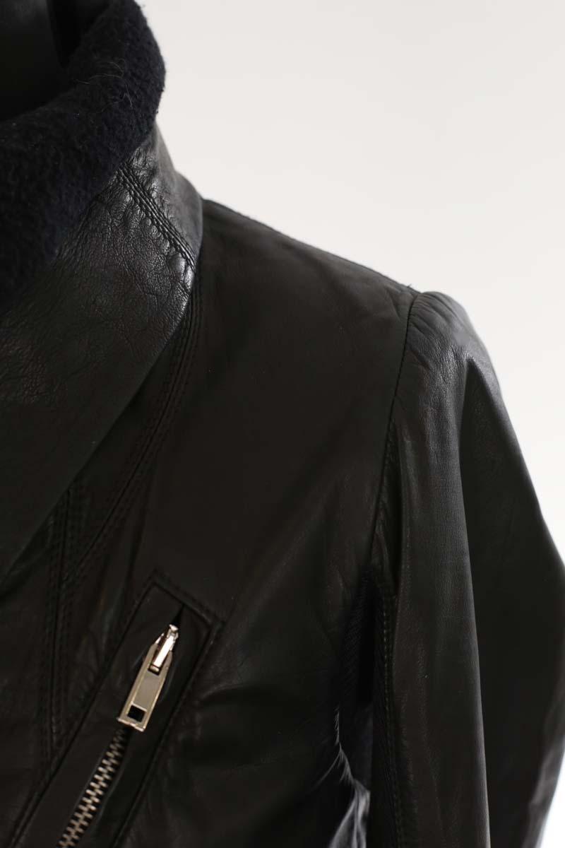 Veste en cuir Rick Owens  Noir