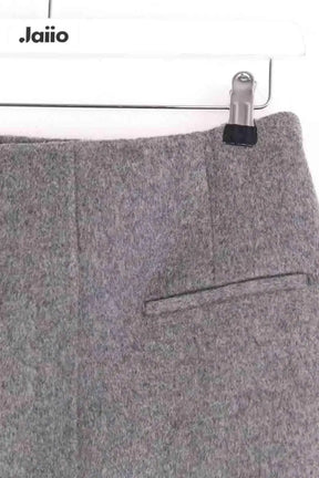 Jupe Soeur Anthracite en Laine