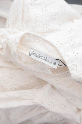 Mini Scarlet Roos  Blanc