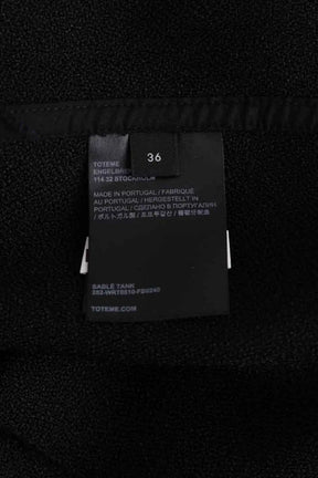 Top sans manche Toteme Noir en Viscose