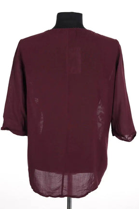 Blouse The Kooples Bordeaux en Synthétique