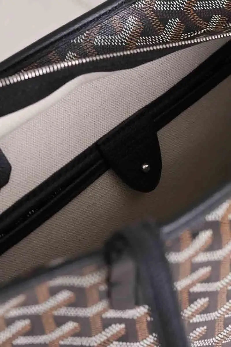 Cabas Goyard Noir en Cuir