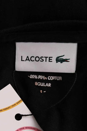 T-shirt Lacoste Noir en Coton