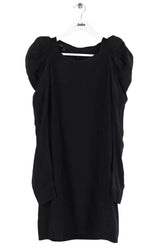 Robe Maje Noir en Soie, taille S - Seconde Main